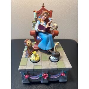 Rare Disney Belle Beauty and the Beast, Walt Disney World, musical figurine